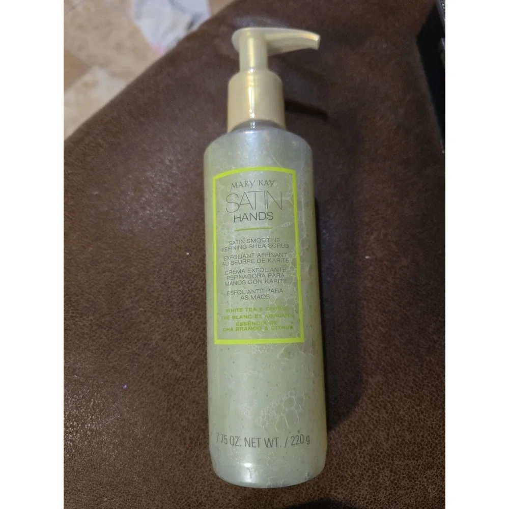 Mary Kay Satin Hands White Tea Citrus Satin Smoothie Refining Shea Scrub New
